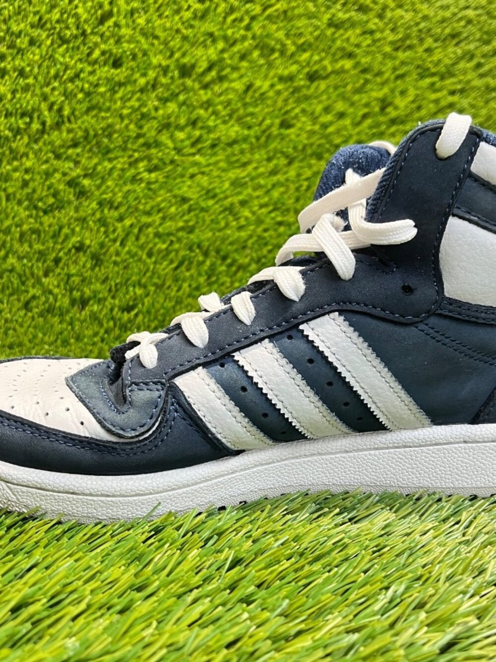 Adidas Top Ten RB J Boys Size 7 Collegiate Navy White Basketball Shoes Sneakers - Picture 5 of 12